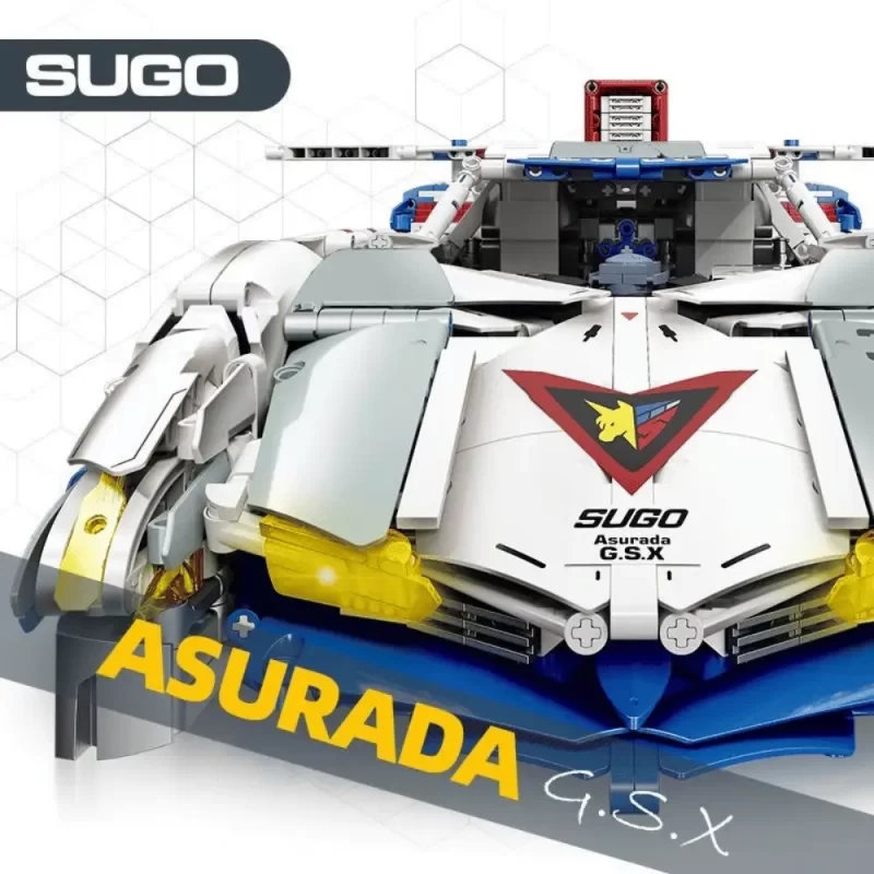 Technic Brick Set Aslada GSX Super Racing Car JIESTAR 92033 - Image 4