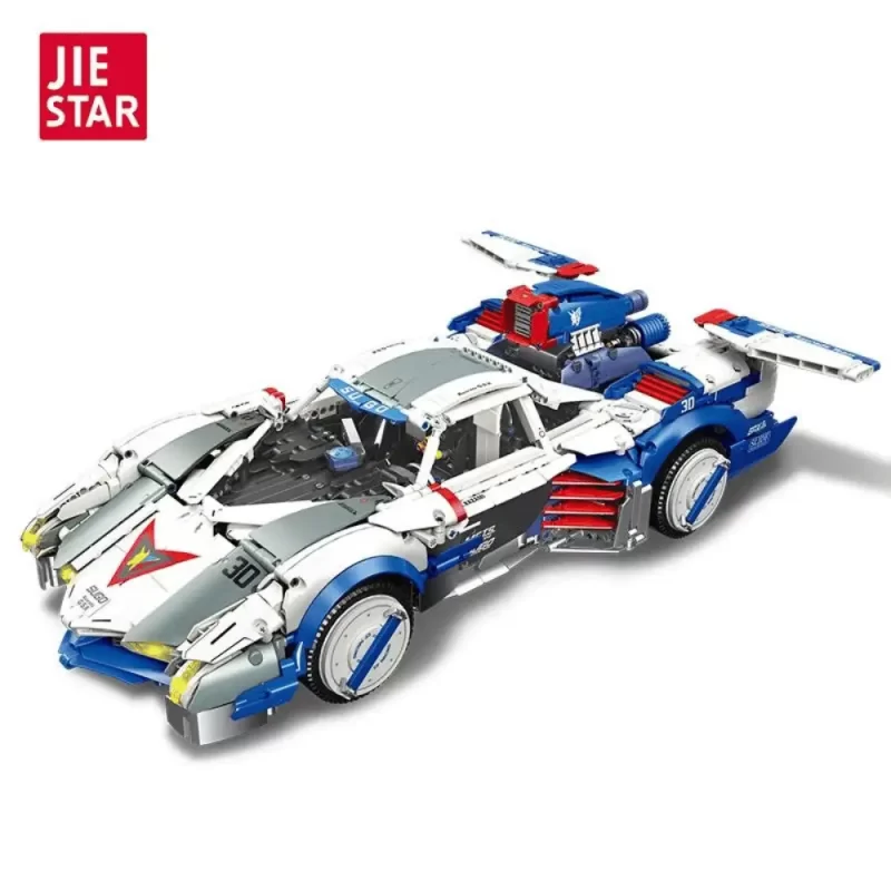Technic Brick Set Aslada GSX Super Racing Car JIESTAR 92033 - Image 3