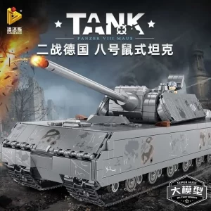 Technic Brick Set World War II German Panzer VIII Maus PANLOS 628009