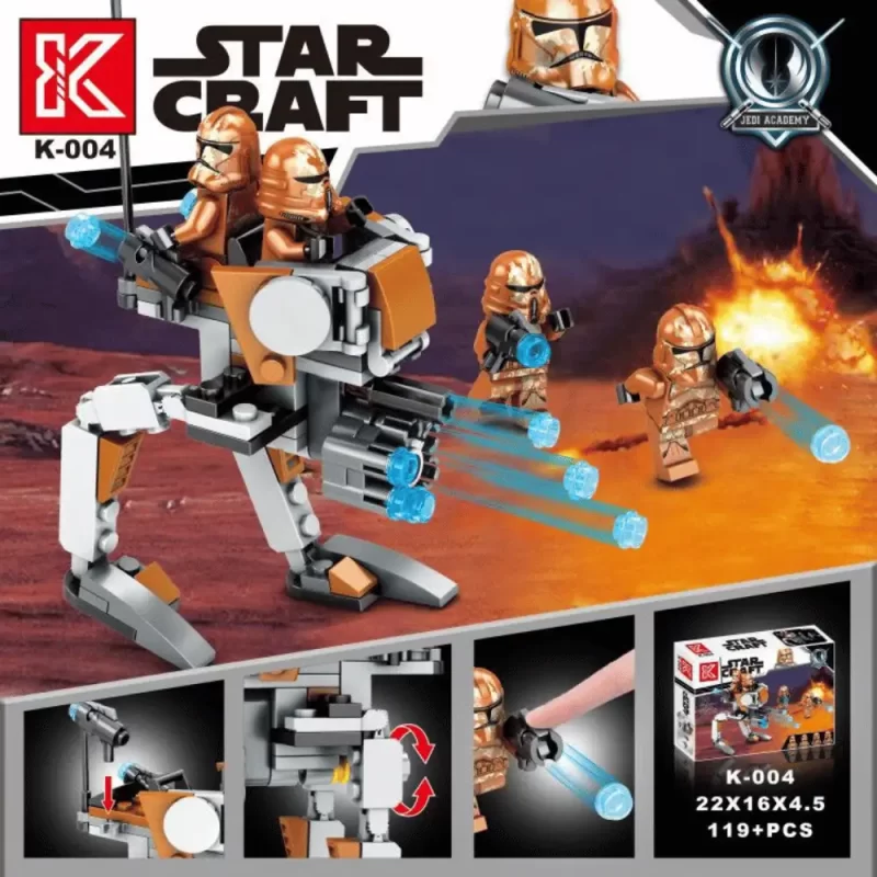 Star Wars Brick Set Battle Scene K001-K012 - Image 5