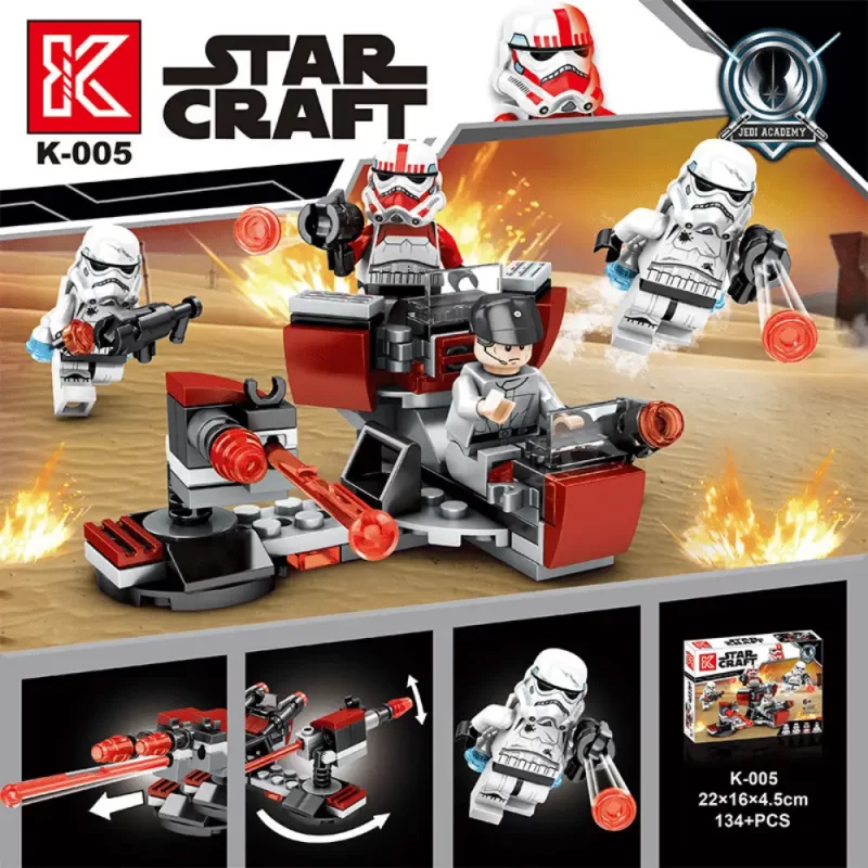 Star Wars Brick Set Battle Scene K001-K012 - Image 6