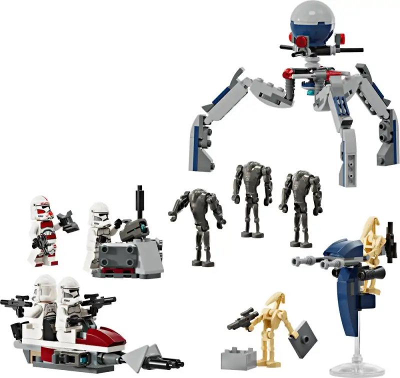 Star Wars Brick Set Battle Trooper Squad A Series 10 star wars